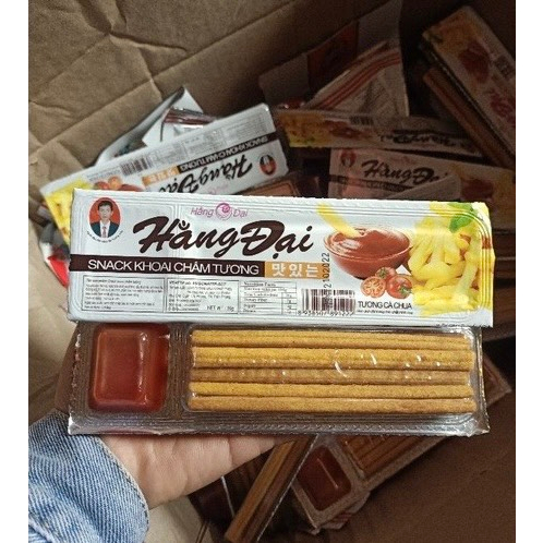 Snack Khoai Chấm Tương Hằng Đại - Đồ Ăn Vặt Cổng Trường Hot