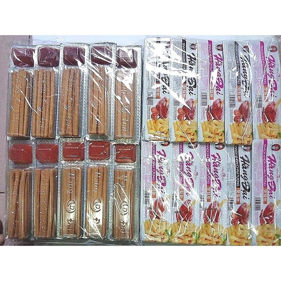 Snack Khoai Chấm Tương Hằng Đại - Đồ Ăn Vặt Cổng Trường Hot