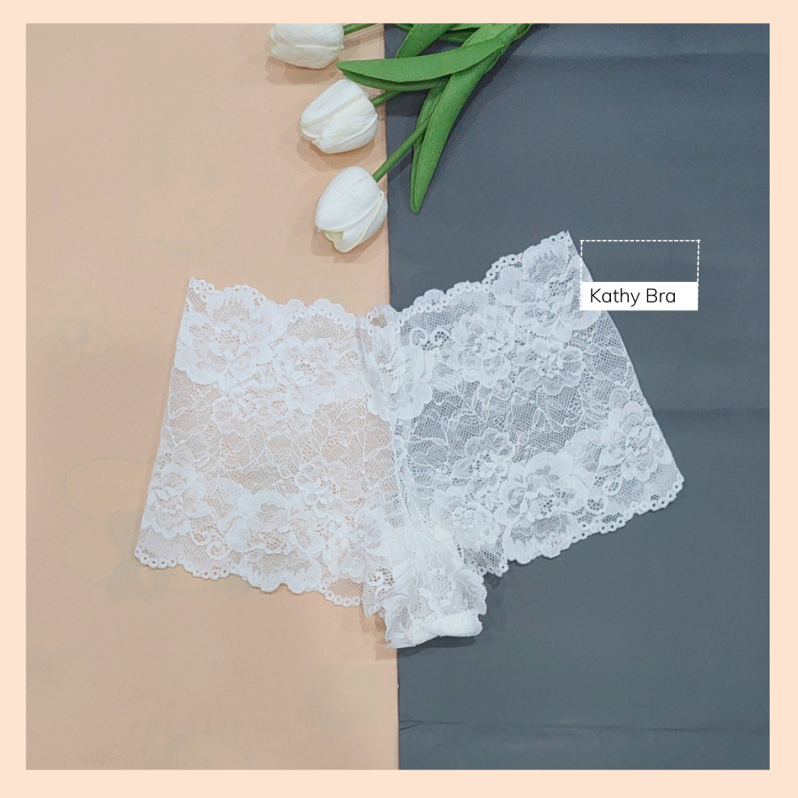 Q22 Quần Lót Ren Đùi KATHY BRA Chất Ren Co Dãn Đáy Kháng Khuẩn Sexy Dành Cho Nữ | BigBuy360 - bigbuy360.vn