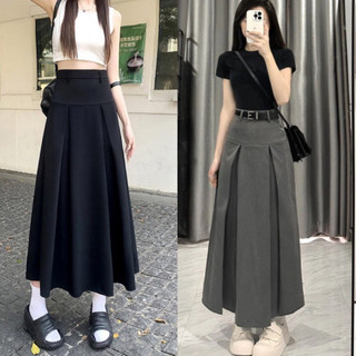 Chân Váy Nữ Xếp Ly Dài Phong Cách Hàn Quốc Lưng Cao Lên From Xinh MA606 ( Tặng Kèm Đa Lưng )
