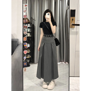 Chân Váy Nữ Xếp Ly Dài Phong Cách Hàn Quốc Lưng Cao Lên From Xinh MA606 ( Tặng Kèm Đa Lưng )