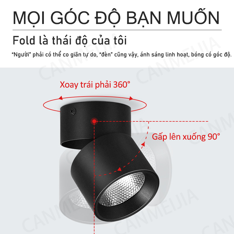 [Quà Tặng Miễn Phí] Đèn Trần 3 Màu Sắc Trang Trí Với Ánh Sáng Xanh Gấp Được 7w / 10w Hiện Đại Chất Lượng Cao