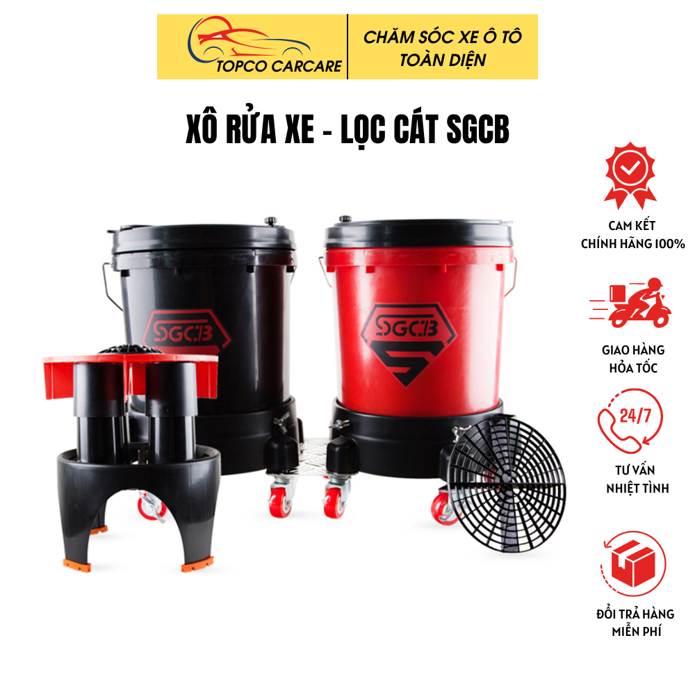 Xô rửa xe ô tô xe máy SGCB xô giặt 20 lít | Shopee Việt Nam