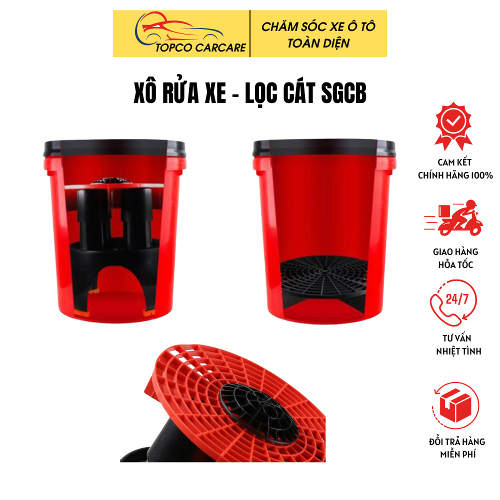 Xô rửa xe ô tô xe máy SGCB xô giặt 20 lít | Shopee Việt Nam