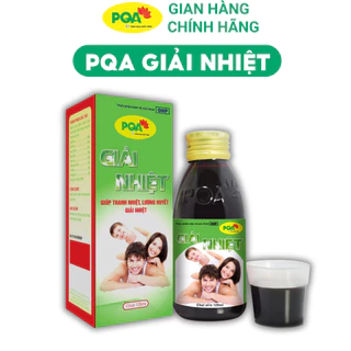 PQA Giải Nhiệt dùng cho người bị nóng trong, giúp thanh nhiệt, lương huyết, giải nhiệt. Hộp 125ml