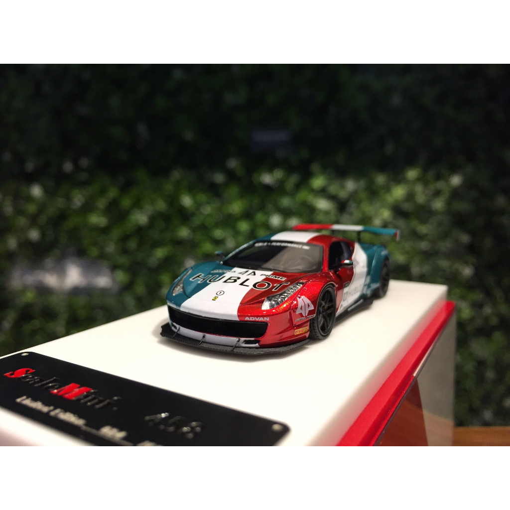MÔ HÌNH 1:64 SCALE MINI - LBWK Ferrari 458 GT Wing Hublot Livery ...