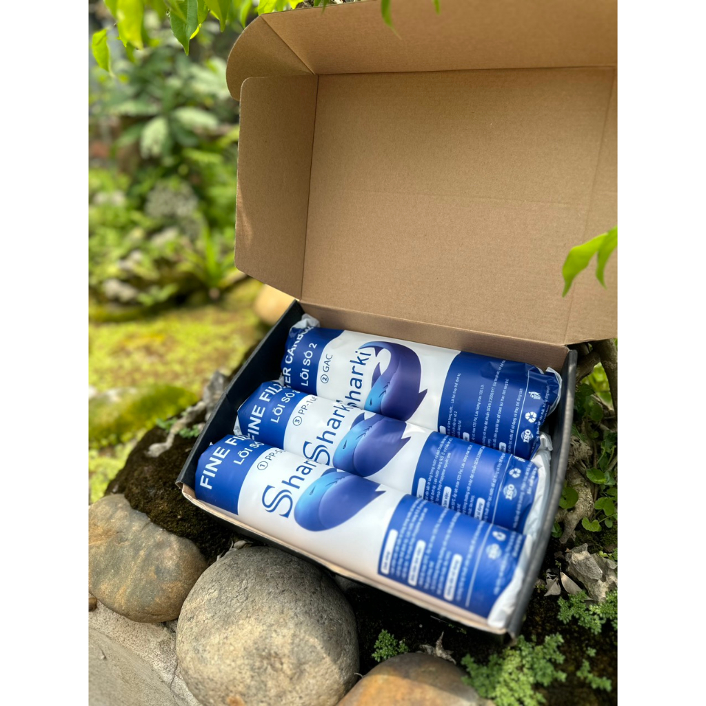 Bộ lõi lọc sharki hàng chính hãng 1,2,3 loại tốt