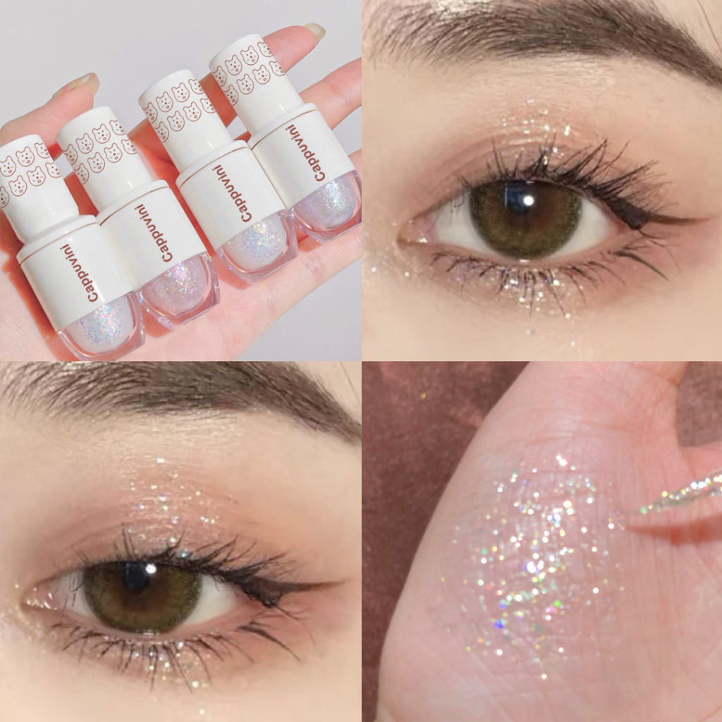 Nhũ Bắt Sáng Lấp Lánh Chống Nước Lâu Trôi CAPPUVINI Glitter Student Mermaid Pearl Tears CP53