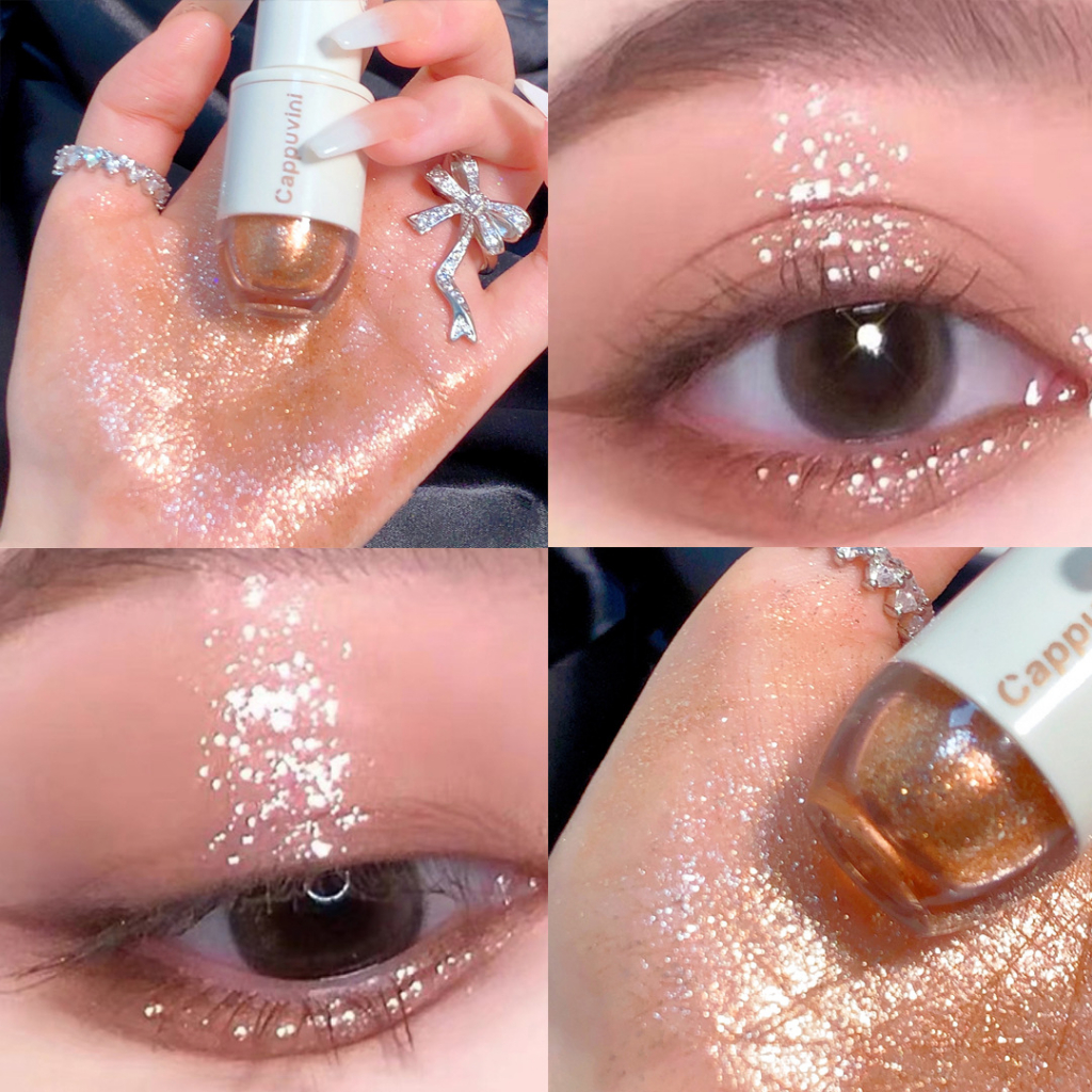 Nhũ Bắt Sáng Lấp Lánh Chống Nước Lâu Trôi CAPPUVINI Glitter Student Mermaid Pearl Tears CP53