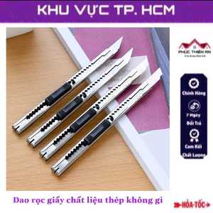 Dao rọc giấy chất liệu thép không gỉ - nhỏ gọn, tiện dụng