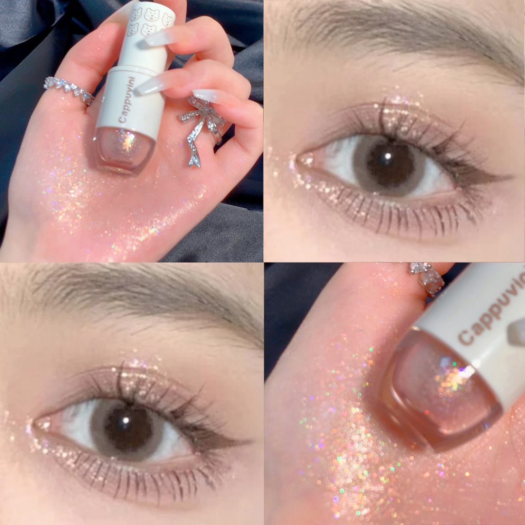 Nhũ Bắt Sáng Lấp Lánh Chống Nước Lâu Trôi CAPPUVINI Glitter Student Mermaid Pearl Tears CP53