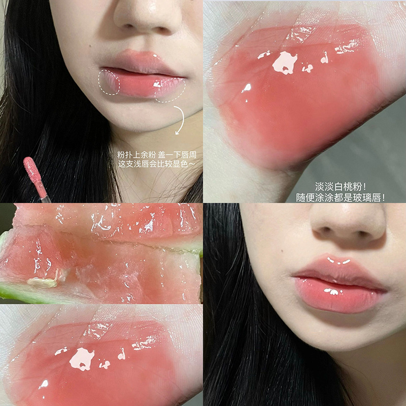 Son Bóng Dạng Thạch Dưỡng Ẩm Chống Thấm Nước CAPPUVINI Lip Lines Moisturizing Lipstick A35