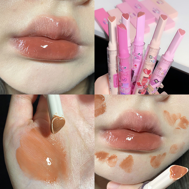 Son Bóng Dạng Thạch Dưỡng Ẩm Chống Thấm Nước CAPPUVINI Lip Lines Moisturizing Lipstick A35