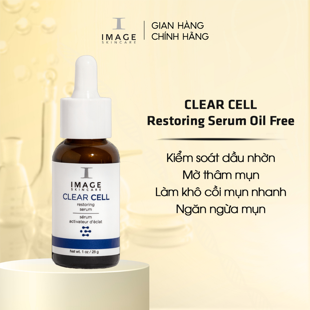 Ảnh Serum làm dịu da kiểm soát bã nhờn Image Skincare Clear Cell Restoring Serum Oil Free 28g 3