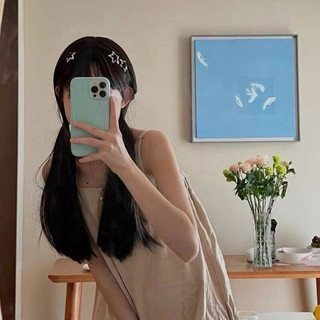 Set 10 Kẹp Tóc Kim Loại Màu Bạc Hình Ngôi Sao Phong Cách Hàn Quốc HaminStore