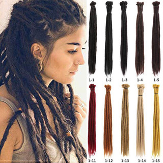 Tóc Giả Dreadlock Sợi Tết Sẵn 1 Sợi Nhiều Màu Phong Cách Hiphop Rapper HaminStore