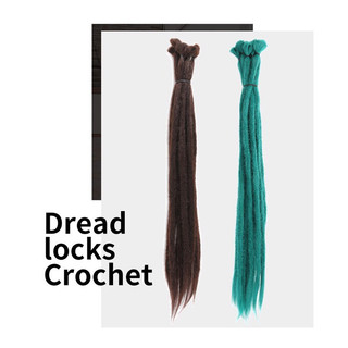 Tóc Giả Dreadlock Sợi Tết Sẵn 1 Sợi Nhiều Màu Phong Cách Hiphop Rapper HaminStore