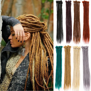 Tóc Giả Dreadlock Sợi Tết Sẵn 1 Sợi Nhiều Màu Phong Cách Hiphop Rapper HaminStore