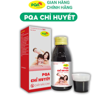 Chỉ Huyết PQA - Hỗ Trợ Giảm Chảy Máu Cam, Giúp Thanh Nhiệt, Cầm Máu, Hạn Chế Xuất Huyết. Hộp 125 ml