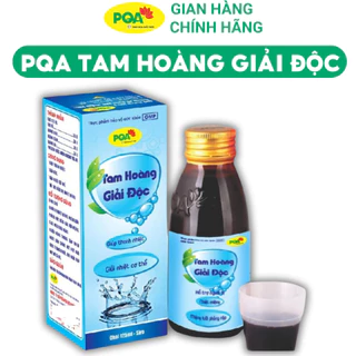 PQA Tam Hoàng Giải Độc Dùng cho người bị nóng nhiệt miệng, giúp thanh nhiệt, giải độc. Hộp 125ml
