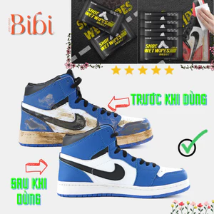Khăn ướt vệ sinh giày (Sneaker, Canvas, Vải...) chuyên dụng. Miếng vệ sinh giày có bọt, nhỏ gọn