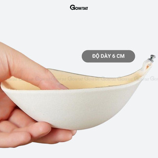 Miếng dán nâng ngực GOMTAT siêu độn dày 6 cm cài trước tạo khe, chất liệu silicon bám dính tốt chất lượng cao - SA-P41