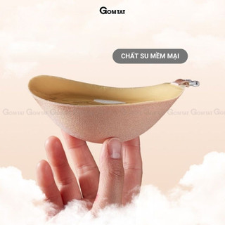 Miếng dán nâng ngực GOMTAT siêu độn dày 6 cm cài trước tạo khe, chất liệu silicon bám dính tốt chất lượng cao - SA-P41