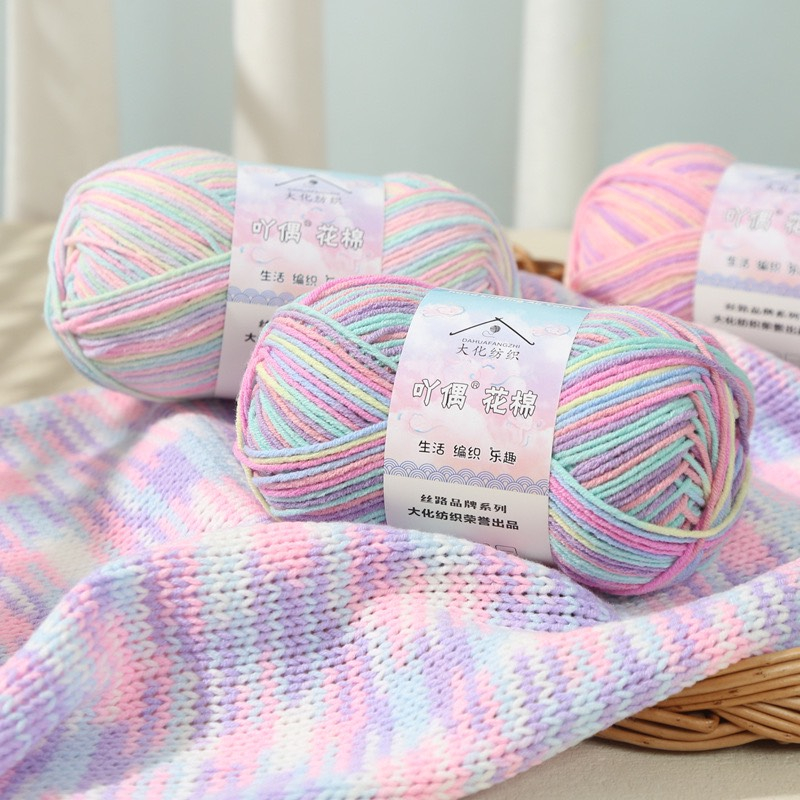 Len YaOu Loang Màu Pastel Xinh Xắn - Cuộn 50gr | Shopee Việt Nam