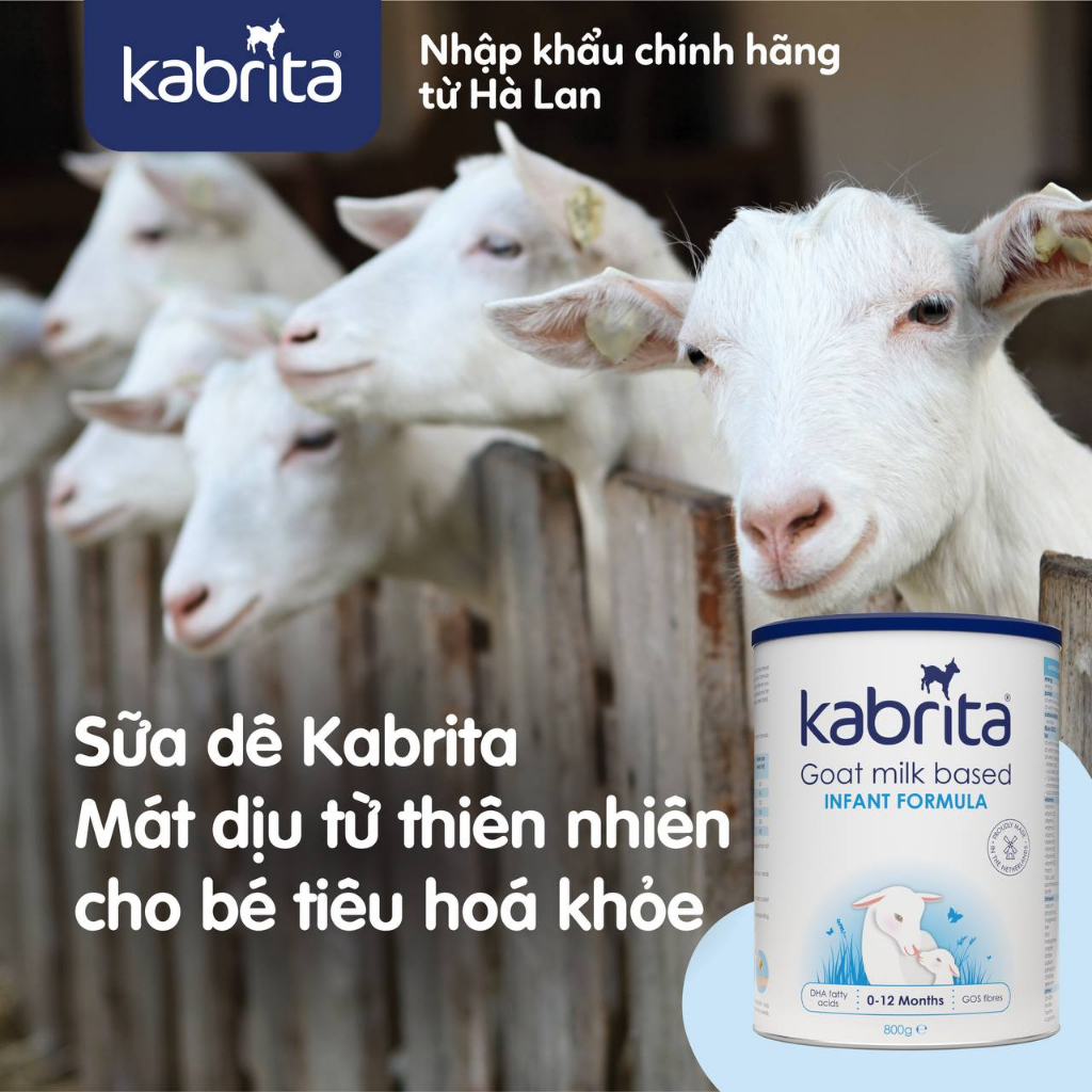 Sữa dê Kabrita số 1 INFANT FORMULA, cho trẻ 0-1 tuổi , nhập khẩu Hà Lan