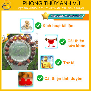 Vòng tay con giáp - Tam hợp hợi mão mùi - chất liệu mắt hổ - may mắn tài lộc