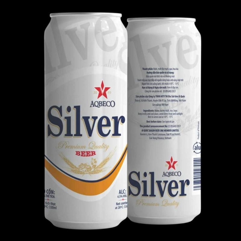 BIA LÚA MẠCH SILVER THÙNG 24 LON | Shopee Việt Nam
