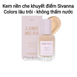 Kem nền che khuyết điểm Sivanna Colors Lasting Foundation