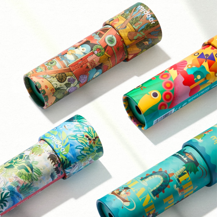 Ảnh Đồ chơi sáng tạo Kính vạn hoa Magic Kaleidoscope - chính hãng MIDEER 2
