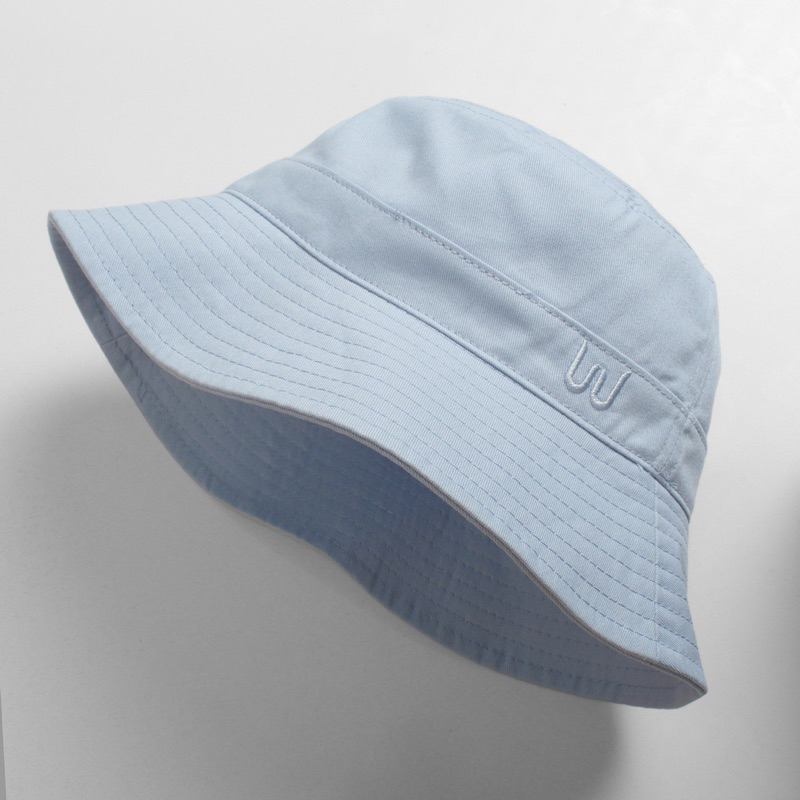 mũ Nón buckets Unisex chất liệu vải Kaki thêu logo Meowish ,nón lưỡi trai Hàn Quốc