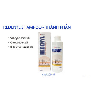Dầu gội giảm gàu, giảm nấm da đầu , chống rụng tóc và khích thích mọc tóc- Redenly Shampoo