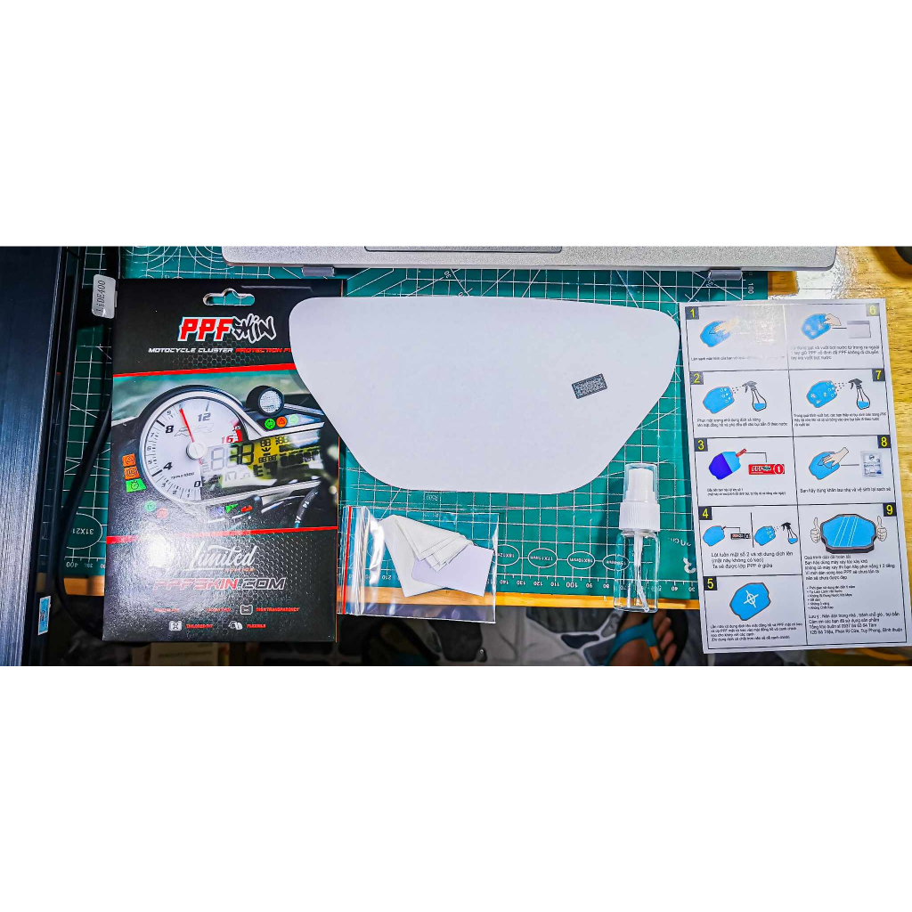 PPF xe YADEA Voltguard  V002 ,YADEA VOLTGUARD, PPF xe điện ... miếng dán bảo vệ mặt đồng hồ xe điện
