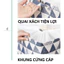 Túi đựng chăn mền, quần áo size lớn có dây rút tiện dụng