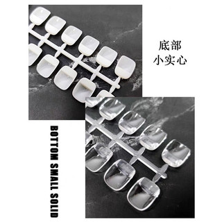 Móng mẫu tập vẽ fom vuông hàn quốc - set 120 móng
