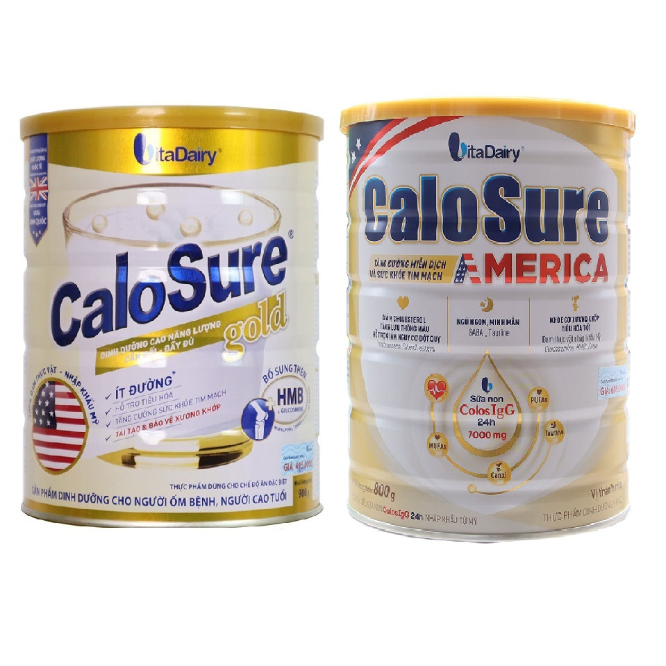 (Combo siêu rẻ) (Chính hãng) Sữa bột Vitadairy Calosure/Calosure Gold ...