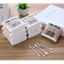 Bịch 100 tăm bông thân gỗ ngoáy tai,nặn mụn