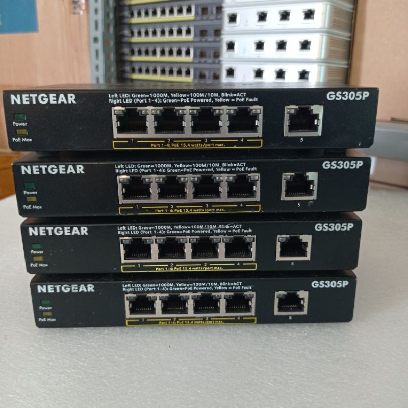 Bộ chia mạng LAN switch POE netgear GS305P | Shopee Việt Nam