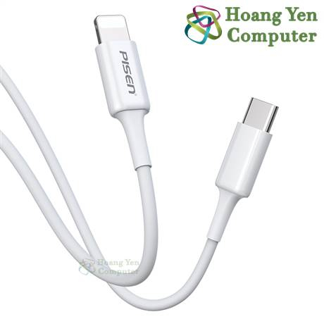 Cáp Sạc Nhanh PD20W Type C to Lighting Pisen CL-PD (Độ Dài 1M) - BH 6 Tháng - Hoàng Yến Computer