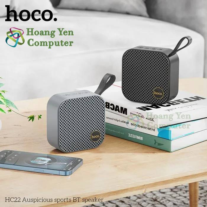 Loa Bluetooth Hoco HC22 V5.2, TWS, Khe Cắm Thẻ Nhớ, USB, FM - BH 12 Tháng Chính Hãng - Hoàng Yến Computer