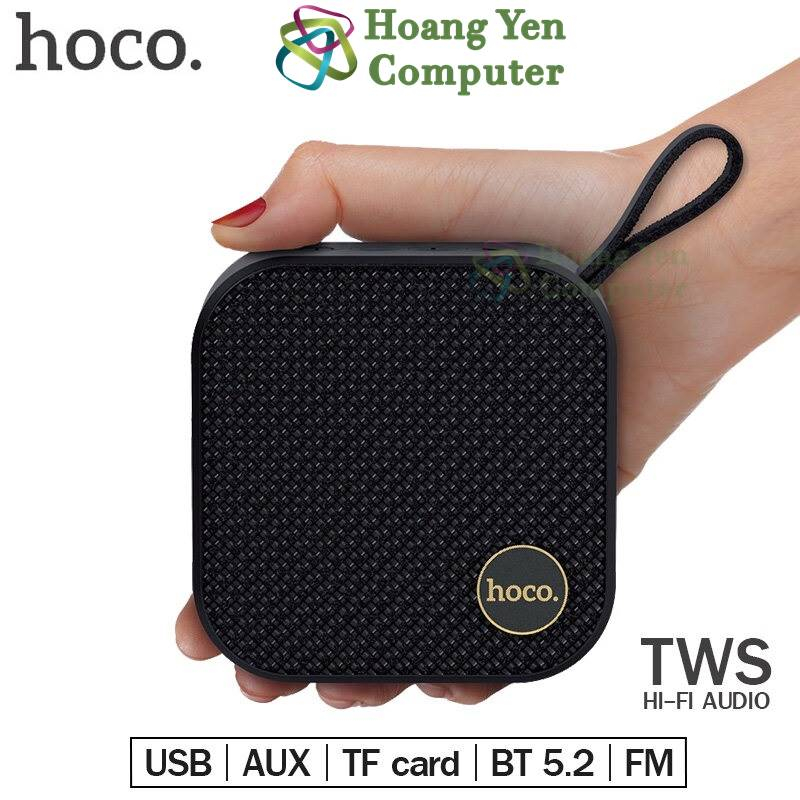 Loa Bluetooth Hoco HC22 V5.2, TWS, Khe Cắm Thẻ Nhớ, USB, FM - BH 12 Tháng Chính Hãng - Hoàng Yến Computer