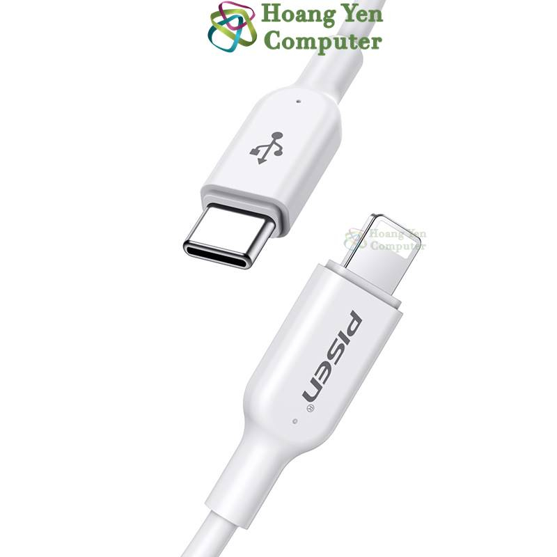 Cáp Sạc Nhanh PD20W Type C to Lighting Pisen CL-PD (Độ Dài 1M) - BH 6 Tháng - Hoàng Yến Computer