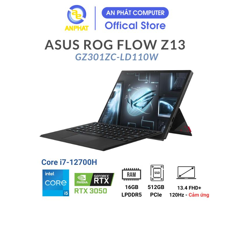 Laptop Asus ROG Flow Z13 GZ301ZC-LD110W (Core™ i7-12700H & RTX 3050)