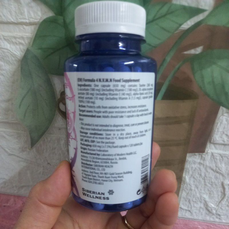 💥💥Thực phẩm bảo vệ sức khỏe siberian FOMULA 4 ( NHẬP KHẨU KHO VIỆT)