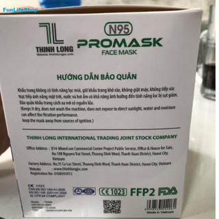 [ICU Store] Khẩu trang y tế N95 Promask THỊNH LONG (Hộp 10 cái)