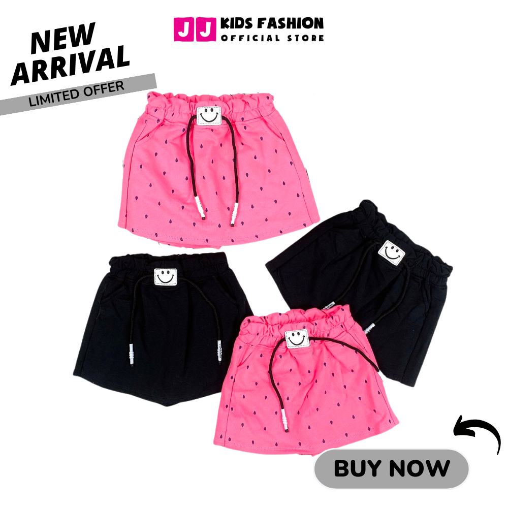 Chân váy chữ A cotton cho bé gái năng động, thời trang size đại - JJ Kids