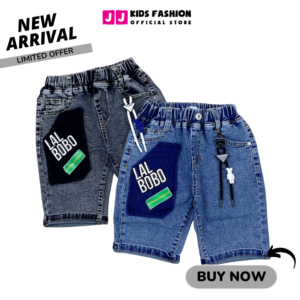 Quần jean bé trai năng động thoải mái full size - JJ Kids